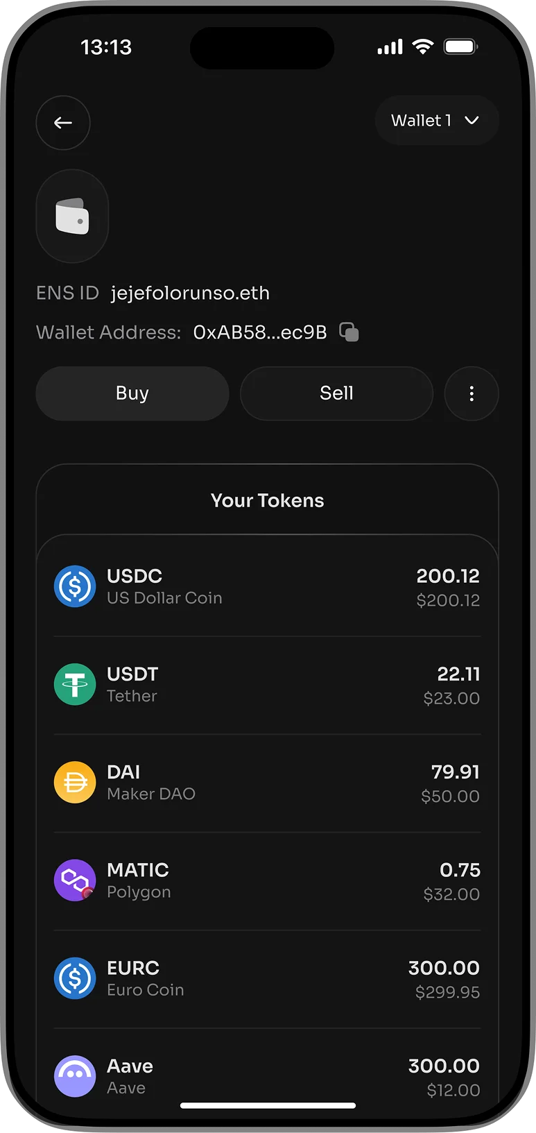 Dacryp password setup screen